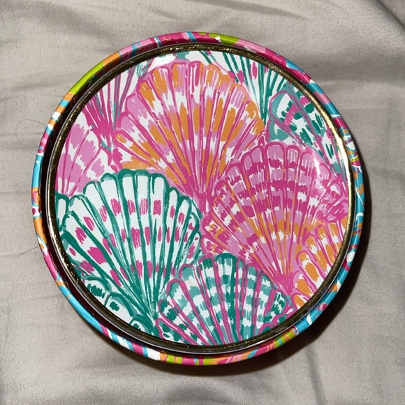 NWT Lilly Pulitzer set of 4 ceramic coasters scuba to Cuba,Shell Yea, oh shello! - Picture 3 of 8